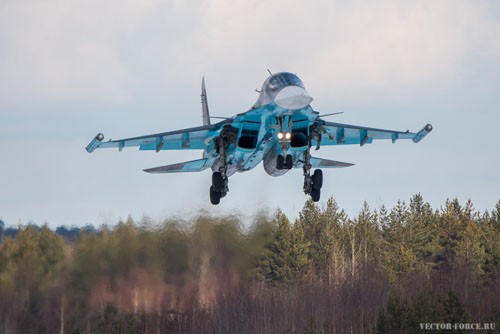 Muc kich MiG-29SMT, Su-34 Khong quan tap tran ban ten lua-Hinh-6